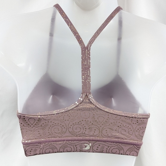Glyder Lotus Sports Bra Mauve Royal Tide Sz XS - Picture 4 of 8